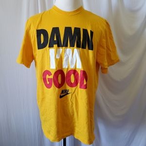 Nike Damn I'm Good Men's XL Gold T-Shirt